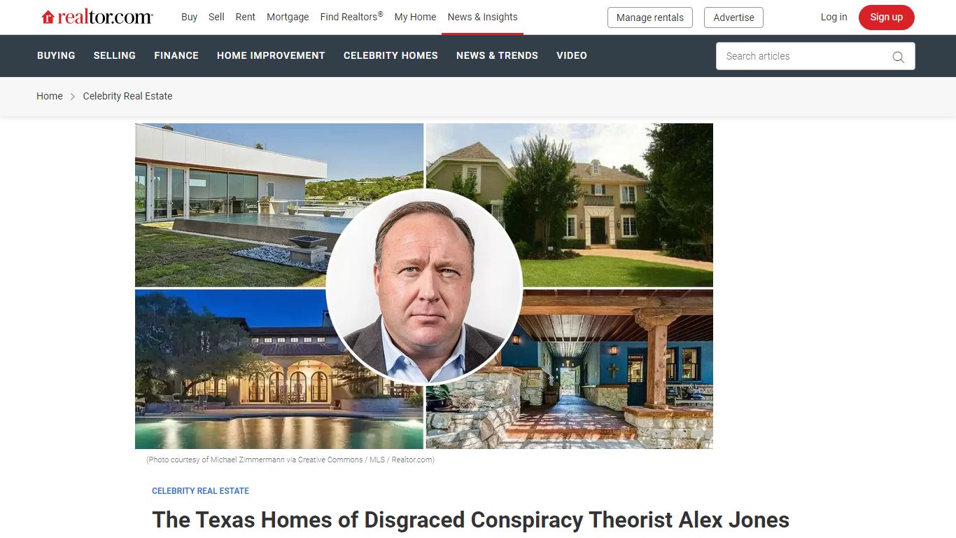 The Texas Homes of Disgraced Conspiracy Theorist Alex Jones